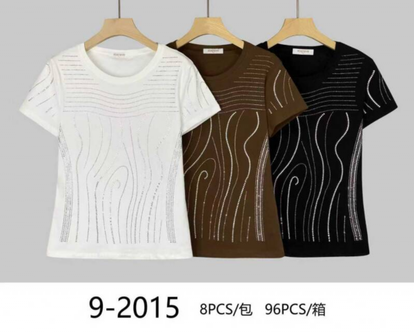 Bluzki damskie Roz Standard, Mix Kolor Paczka 8 szt 1